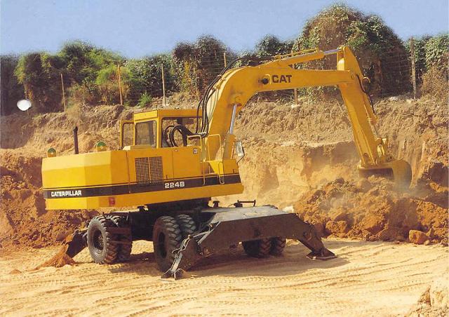 Caterpillar 224B (Prefix 7WF) Excavator Parts Manual