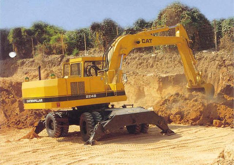 Caterpillar 224B (Prefix 7WF) Excavator Parts Manual