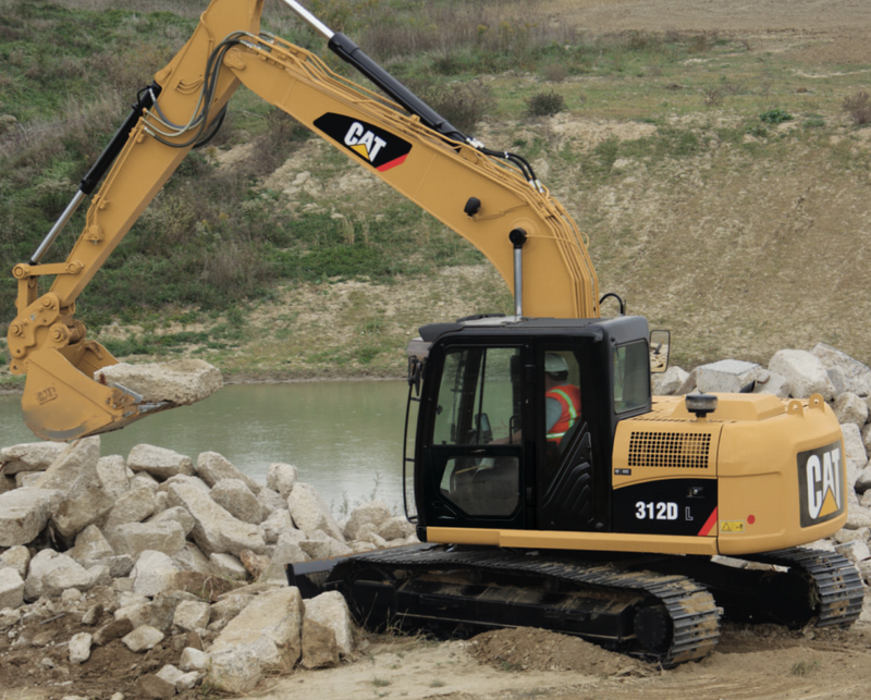 Caterpillar 312D (Prefix DLP) Excavator Parts Manual