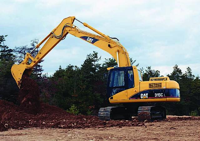 Caterpillar 315C (Prefix CFT) Excavator Parts List Manual 