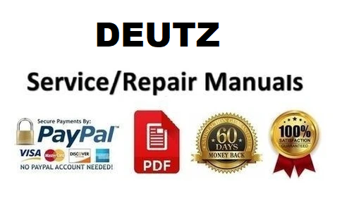 Service Manual - Deutz 60, 70, 80 AGROPLUS Download 