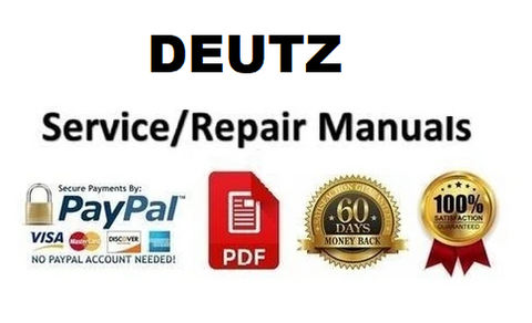 service Manual - DEUTZ B FL 1011T Engine Download 