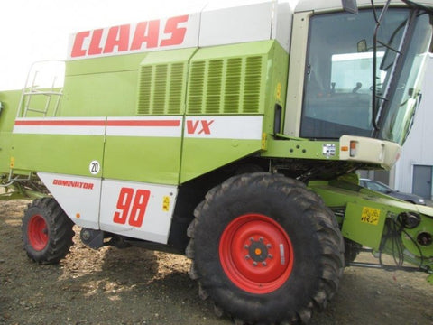 DOWNLOAD CLAAS DOMINATOR 98 VX COMBINE PARTS CATALOG MANUAL