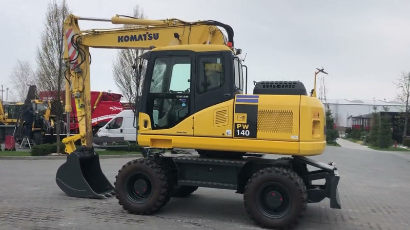 DOWNLOAD KOMATSU PW140-7 (US) WHEELED EXCAVATOR PARTS CATALOG MANUAL SN H55051-UP