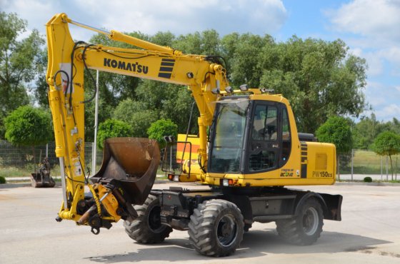 DOWNLOAD KOMATSU PW150-1 (US) WHEELED EXCAVATOR PARTS CATALOG MANUAL SN 1001-UP