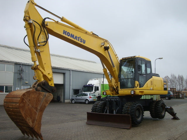 DOWNLOAD KOMATSU PW200-7E0 (US) WHEELED EXCAVATOR PARTS CATALOG MANUAL SN H55051-UP