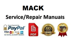 Service Manual - Mack E9 V8, 998ci Diesel Engine Download