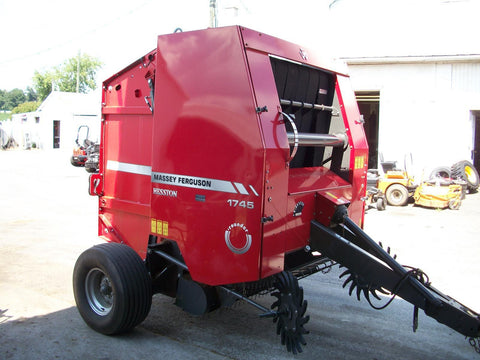 Massey Ferguson 1745 Round Baler Repair Time Schedule Manual