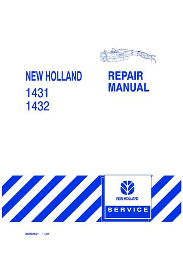 New Holland 1431 1432 Mower Conditioner 86592631 Workshop Manual Pdf, New Holland 1431 1432 Mower Conditioner 86592631 Workshop Manual online, New Holland 1431 1432 Mower Conditioner 86592631 Workshop Manual official Factory, New Holland 1431 1432 Mower Conditioner 86592631 Workshop Manual Instant Download, New Holland 1431 1432 Mower Conditioner 86592631 Workshop Manual High Quality, New Holland 1431 1432 Mower Conditioner 86592631 Workshop Manual Free Download, New Holland 1431 1432 Mower Conditioner 8659