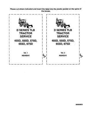 Service Manual - New Holland 455D, 555D, 575D, 655D and 675D TLB 40045541