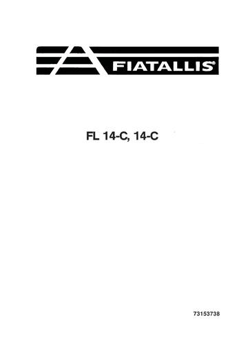 Service Manual - New Holland FL14-C, 14-C Crawler Loader Brakes and Steering Clutches 73153738