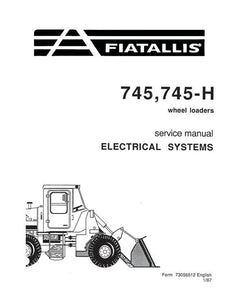 Service Manual - New Holland Fiat-Allis 745 745H Wheel Loader Electrical Systems 73056512