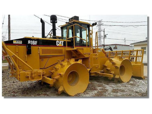 OPERATION AND MAINTENANCE MANUAL - CATERPILLAR 816F LANDFILL COMPACTOR BMR Download