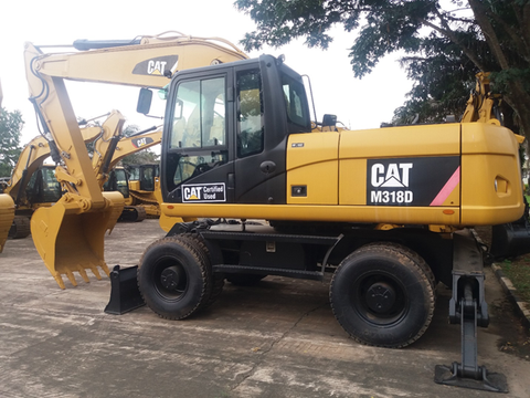 OPERATION AND MAINTENANCE MANUAL - CATERPILLAR M318D WHEELED EXCAVATOR D8W DOWNLOAD 