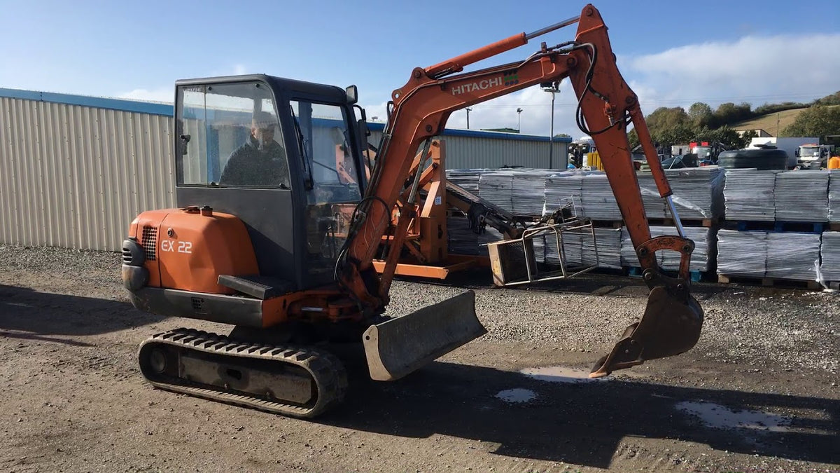 Download Hitachi EX22-2 Excavator (EM1BE-1-4) 1AL Operator Manual Sn ...