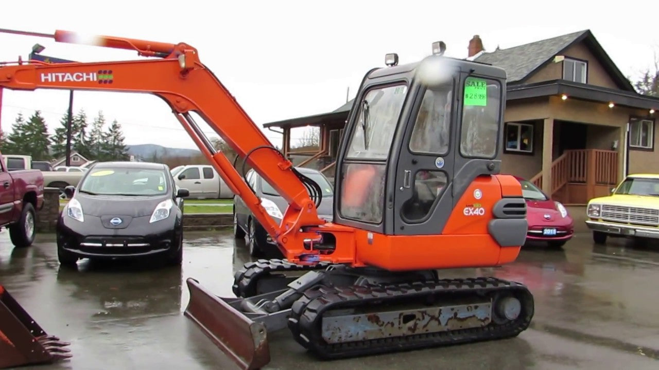 OPERATOR MANUAL - HITACHI EX40-2 Excavator (EM1BE-1-4) 1B8 SN: 003501-UP DOWNLOAD