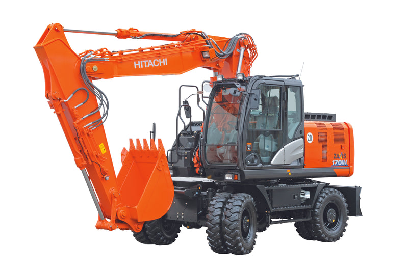 OPERATOR MANUAL - HITACHI ZAXIS 170W-3 Wheeled Excavator (EMCGB-EN1-2) SN: 003001-UP DOWNLOAD