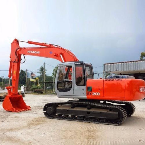 OPERATOR MANUAL - HITACHI ZAXIS 200LC Excavator (EM156-1-) SN: 100001-UP DOWNLOAD