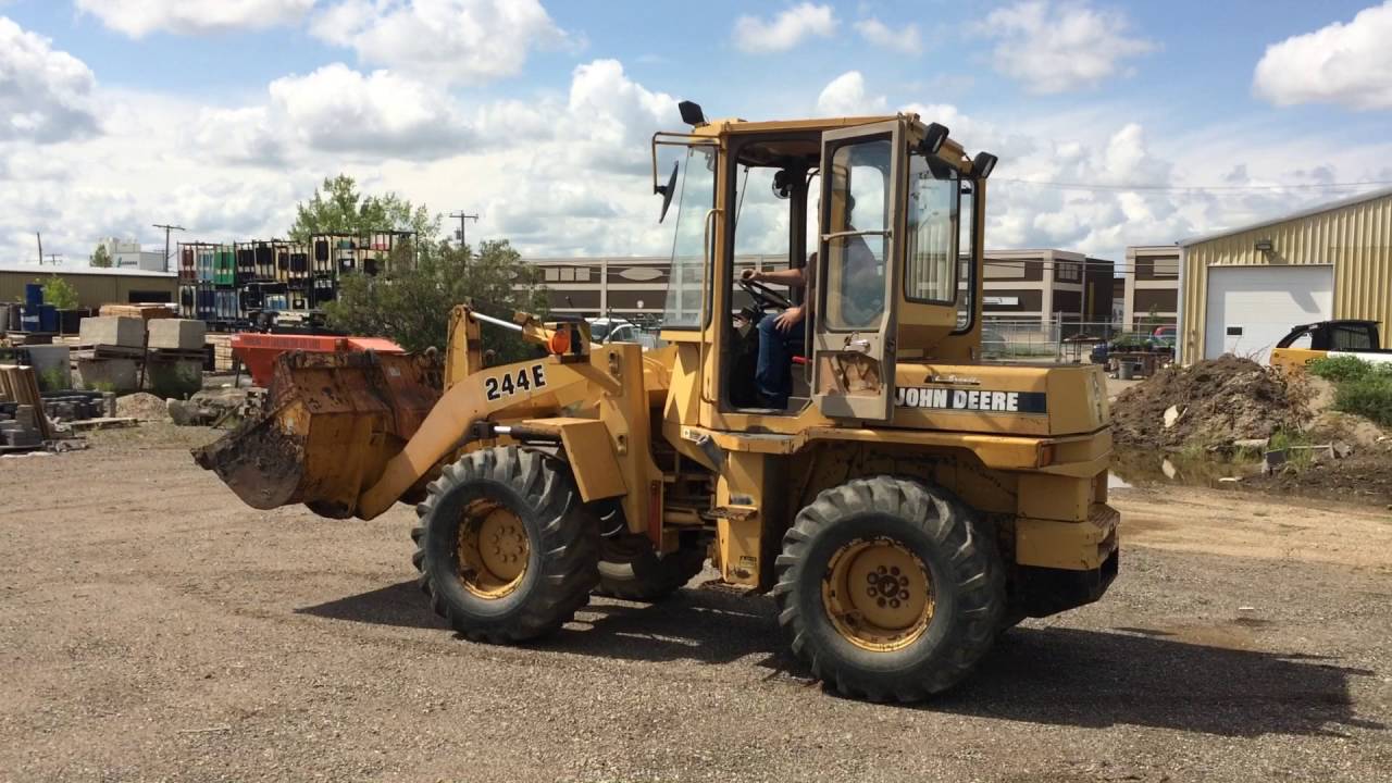 OPERATOR MANUAL - JOHN DEERE 244E Loader (OMAT168872) (Serial No. 000154—) DOWNLOAD