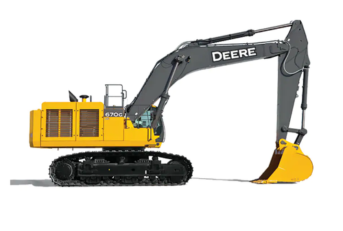 OPERATOR MANUAL - JOHN DEERE 670 and P-tier Gen-A Excavator (OMT476125X019) (PIN 1FF670PA - F_00001) DOWNLOAD