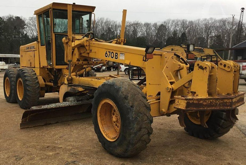 OPERATOR MANUAL - JOHN DEERE 672B Motor Grader (OMT131683) (Serial No. 530594-) DOWNLOAD