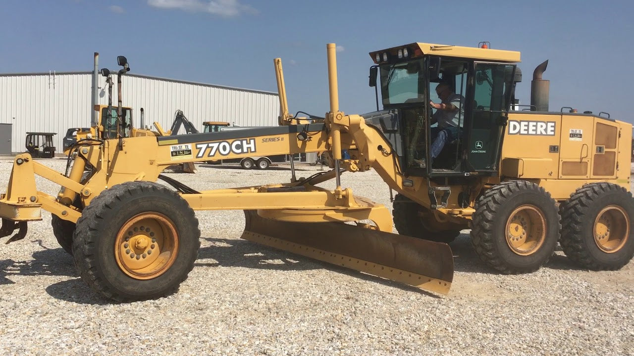 770ch Pdf Operator Manual - John Deere 770CH Motor Grader (Omt184951) Downlo ...