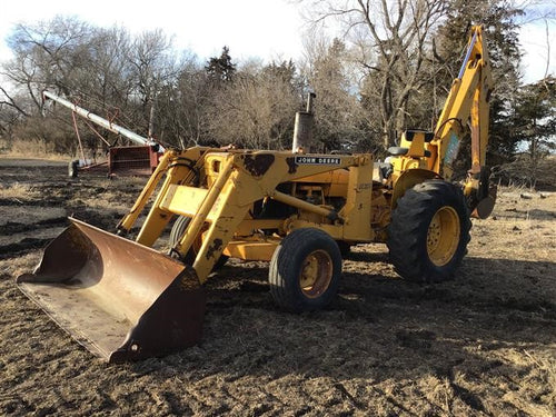 OPERATOR MANUAL - JOHN DEERE 92 BACKHOE (AS USED WITH JD300 AND JD400 LOADERS) (OMU41510) DOWNLOAD