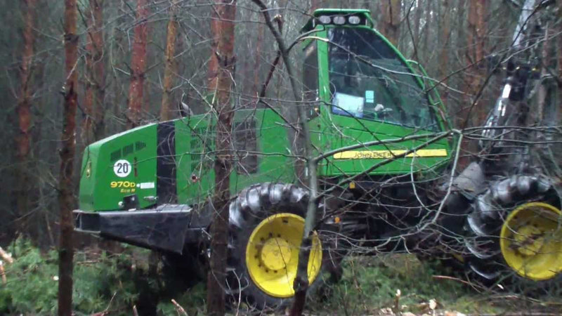 OPERATOR MANUAL - JOHN DEERE 970D Wheeled Harvester (F071370) WJ0970D001002- DOWNLOAD