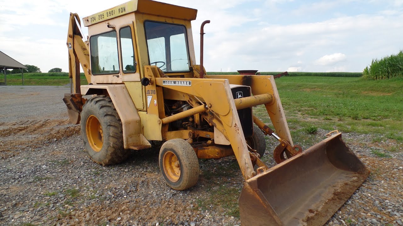 OPERATOR MANUAL - JOHN DEERE JD310-A BACKHOE LOADER (OMT66837) OPERATOR MANUAL