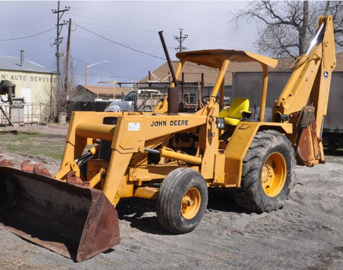 OPERATOR MANUAL - JOHN DEERE JD510 BACKHOE LOADER (OMT67927) OPERATOR MANUAL