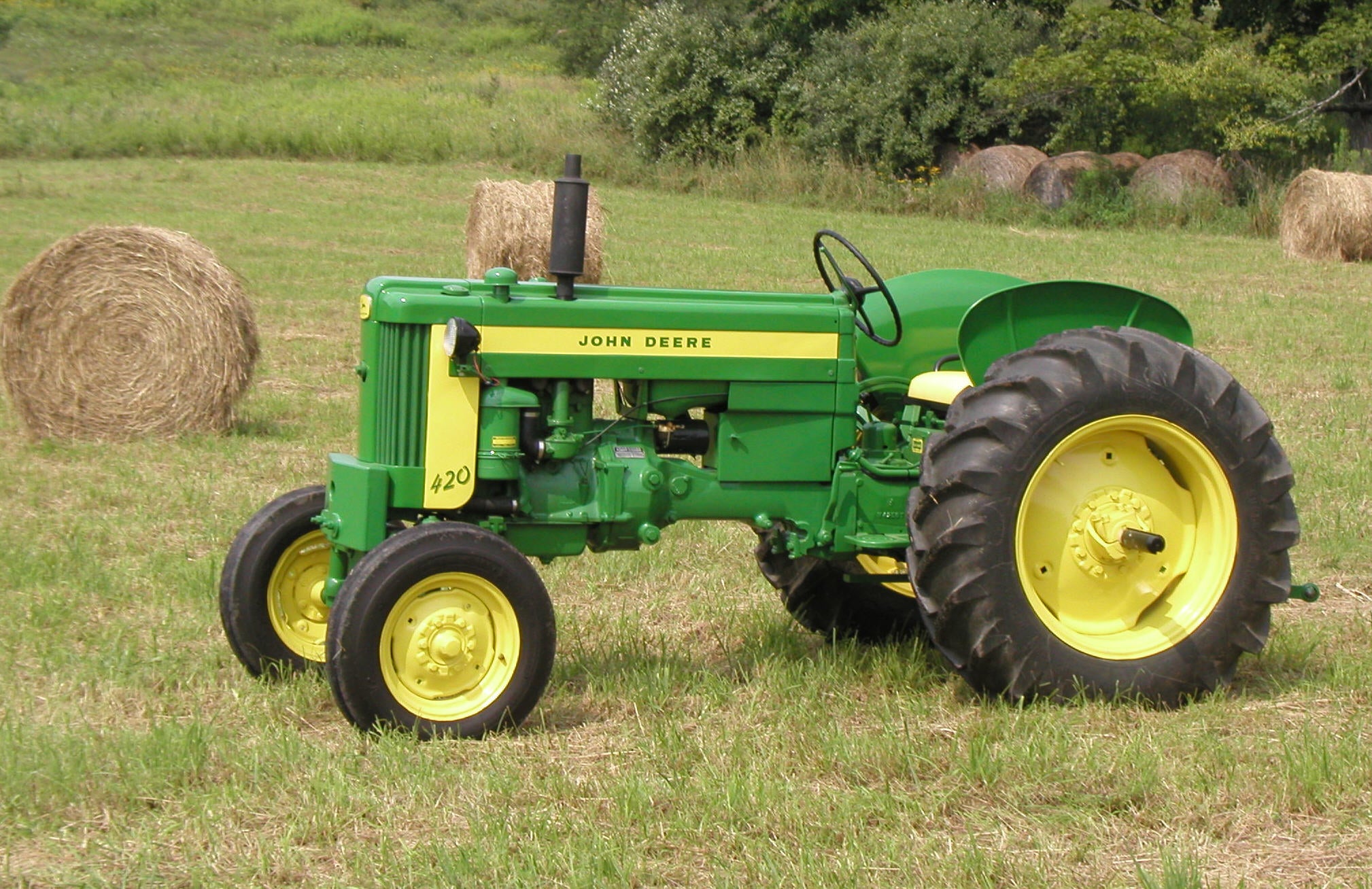 OPERATOR MANUAL - JOHN DEERE TRACTOR 420 ROW-CROP UTILITY (OMT37756) SERIAL NO.100001-UP DOWNLOAD