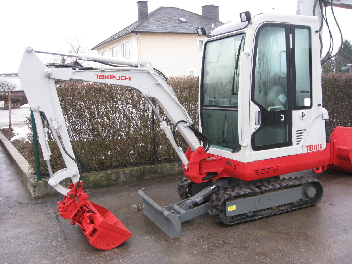 OPERATORS MANUAL - TAKEUCHI TB 016 EXCAVATOR DOWNLOAD