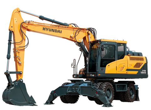 OPERATOR'S MANUAL - HYUNDAI HW180 WHEEL EXCAVATOR DOWNLOAD