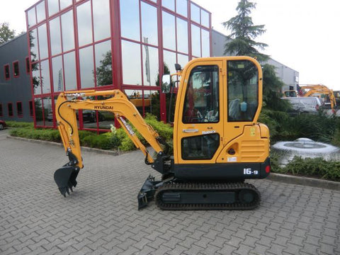 OPERATOR'S MANUAL - HYUNDAI R16-7 MINI EXCAVATOR DOWNLOAD