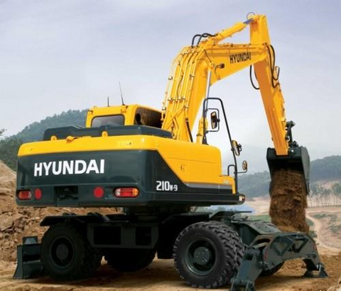 OPERATOR'S MANUAL - HYUNDAI R210W-9A WHEEL EXCAVATOR DOWNLOAD