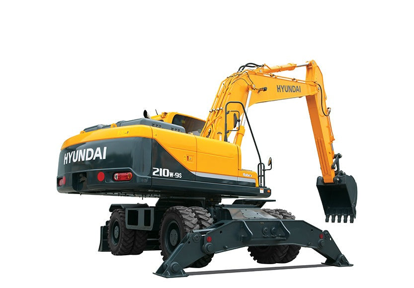 OPERATOR'S MANUAL - HYUNDAI R210W-9S WHEEL EXCAVATOR DOWNLOAD