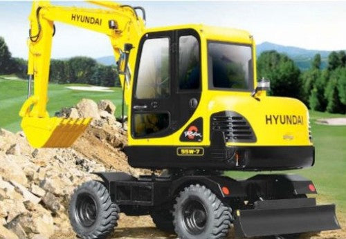 OPERATOR'S MANUAL - HYUNDAI R55W-7 WHEEL EXCAVATOR DOWNLOAD