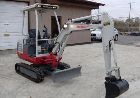 OPERATOR'S MANUAL - TAKEUCHI TB016 COMPACT EXCAVATOR DOWNLOAD