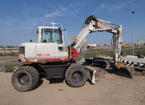 OPERATOR'S MANUAL - TAKEUCHI TB175W MINI COMPACT EXCAVATOR AW2E006 17520209-UP ENGLISH DOWNLOAD 