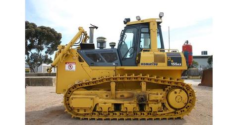 Operating and Maintenance Instructions Manual - Komatsu D155AX-5 Crawler Dozer SN:75001-76242