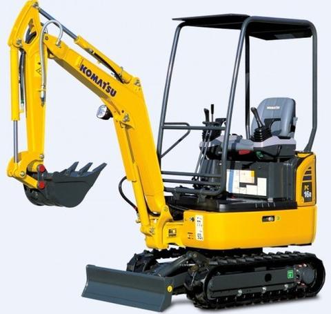 Operation & Maintenance Manual - Komatsu PC16R-2 Hydraulic Excavator SN F00003 and up