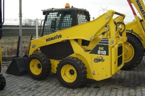 Operation & Maintenance Manual - Komatsu SK818-5 Skid-Steer Loader SN 37BF50111 and up