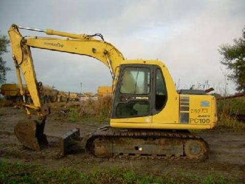 Operation and Maintenance Manual - Komatsu PC100L-6(JPN) CRAWLER EXCAVATOR SN 15200-15233