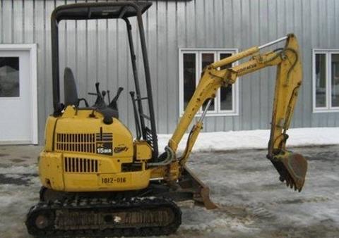 Operation and Maintenance Manual - Komatsu PC15MRX-1(JPN) Crawler Excavator SN 10001-UP