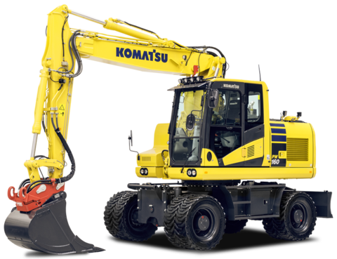 Operation and Maintenance Manual - Komatsu PW160-7(DEU) Wheeled Excavator SN H50051-UP