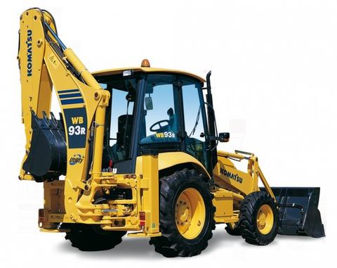 Operation and Maintenance Service Manual - Komatsu WB93R-5EO Backhoe Loader - F70001