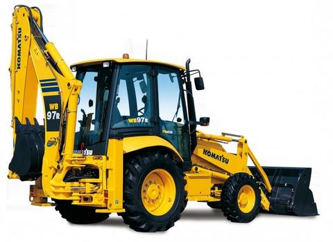 Operation and Maintenance Service Manual - Komatsu WB97R-5EO Backhoe Loader F80581 and up