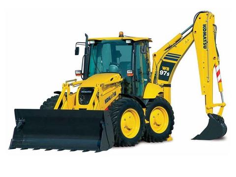 Operation and Maintenance Service Manual - Komatsu WB97S-2 Backhoe Loader 