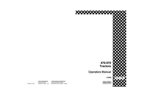 Operator’s Manual-Case IH Tractor 470 & 570 9-2402
