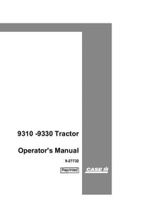 Operator’s Manual-Case IH Tractor 9310 9330 – Emissions Engine 9-27732